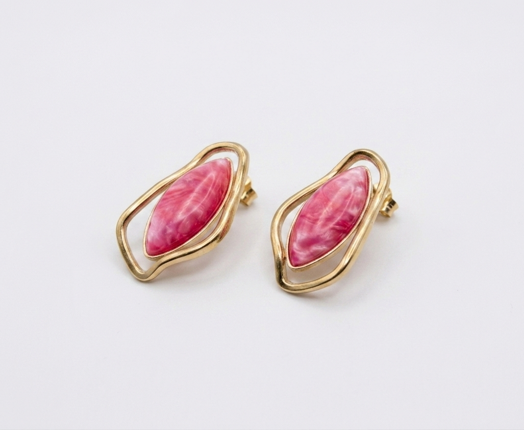 Orecchini Aura Rosa Fluidi