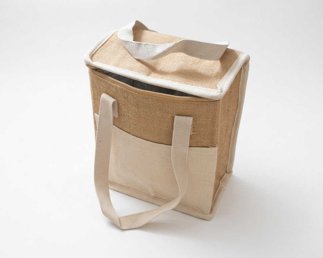Borsa Termica in Juta Naturale